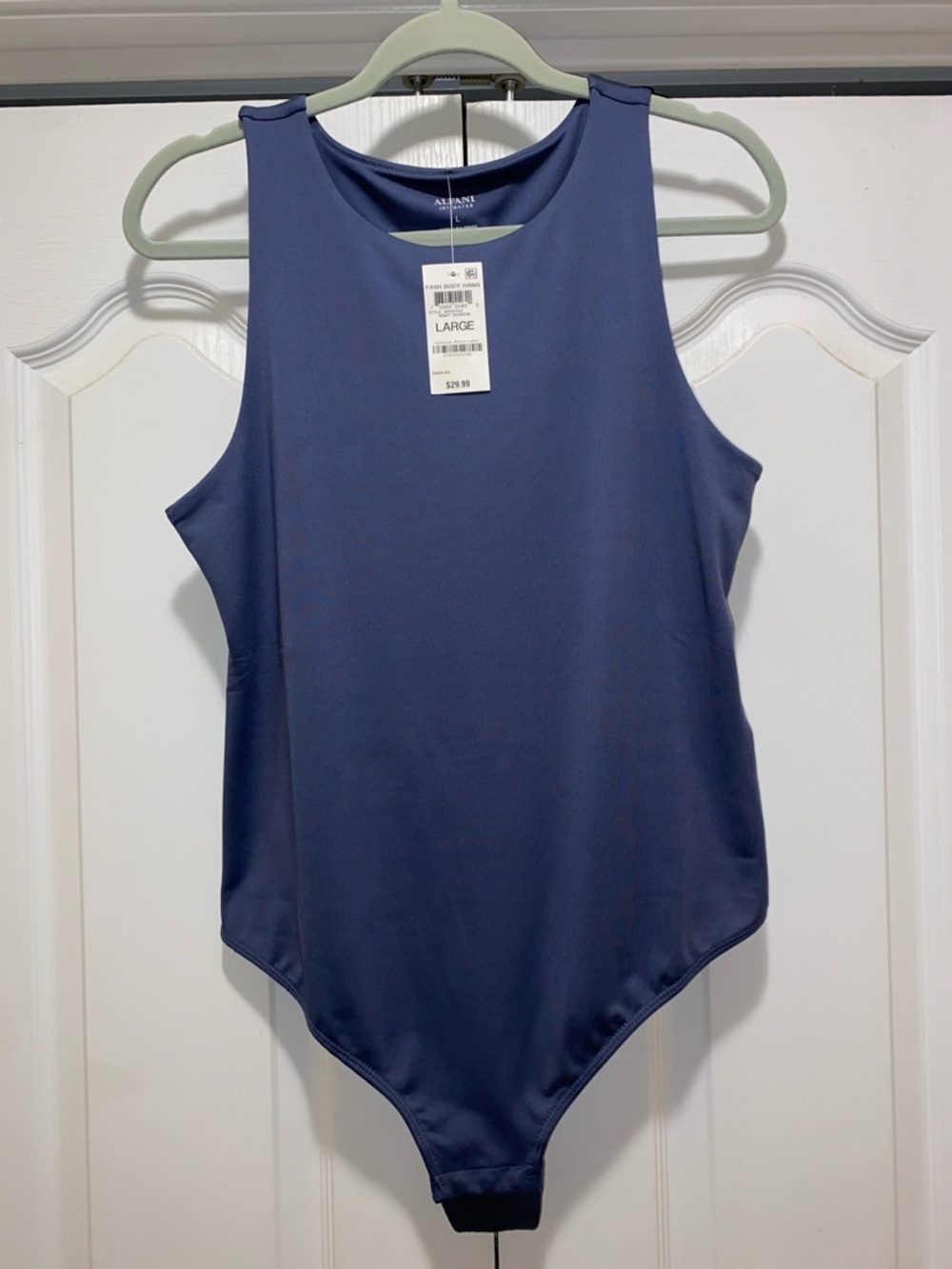 Alfani Midnight Blue Sleeveless Bodysuit